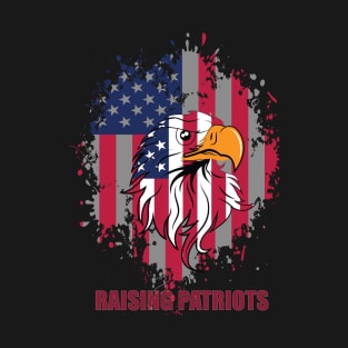 Rising Patriots-Patriots t-shirts, rising t-shirts, liberty t-shirts, freedom sticker, blade eagle t-shirts T-Shirt