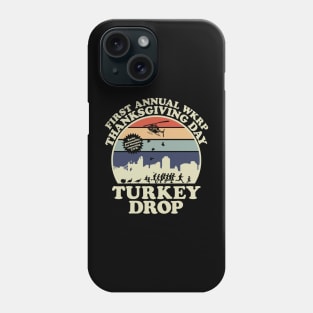 White First Anual Turkey Drop Phone Case