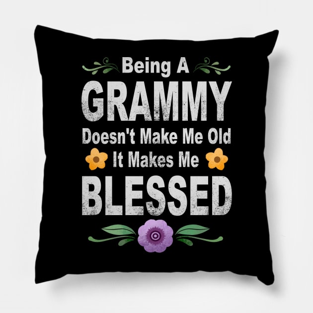 Grammy - Mothers day grammy Pillow by gothneko