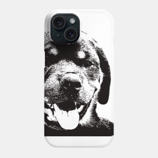 Rottweiler Puppy Face Design - A Rottie Christmas Gift Phone Case