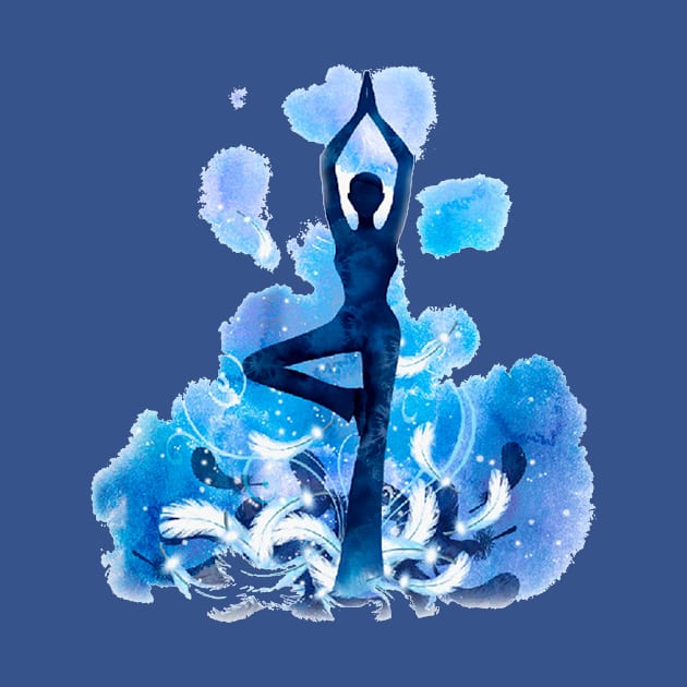 Yoga blue by Munayki