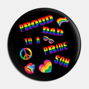 Proud Dad to a Pride Son Pin