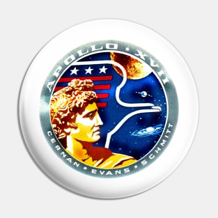 apollo 17 moon mission art Pin