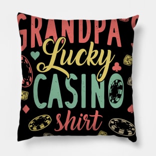 Casino, Funny Poker, Gambling Pillow