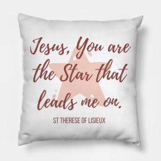 Jesus, my Star (pink/red) Pillow