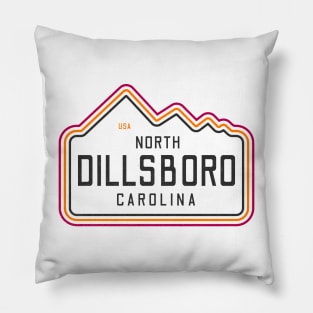 Visiting NC Mountain Cities Dillsboro, NC Neon Range Pillow