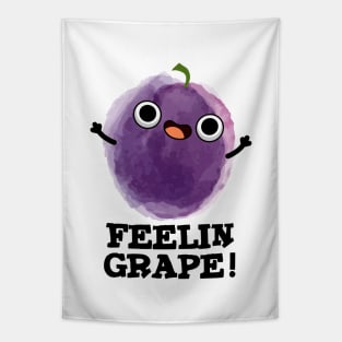 Feelin Grape Cute Fruit Pun Tapestry