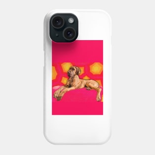 Sixties Great Dane Artwork Phone Case