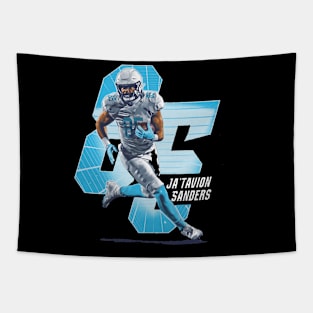 Ja'Tavion Sanders Carolina Offset Tapestry