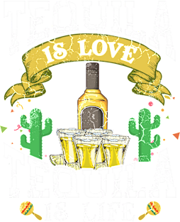 CInco de Mayo Tequila Is Love Life Mexico Mexican Humor Quote Magnet