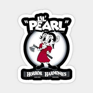 Lil Pearl Cartoon Gothic Horror Magnet