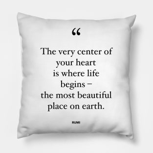 The Most Beautiful Place On Earth Pillow