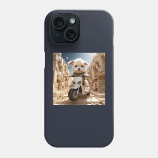 Motorcycle Racing Puppy Phone Case