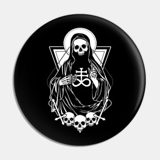 GRIM - the macabre saint of Death Pin