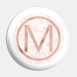 Rose Gold Marble Mu Pin