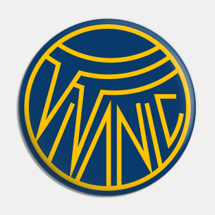 Starship Titanic Secondary Logo Pin