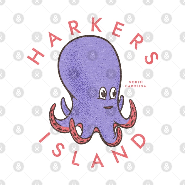 Harkers Island, NC Summertime Vacationing Octopus by Contentarama