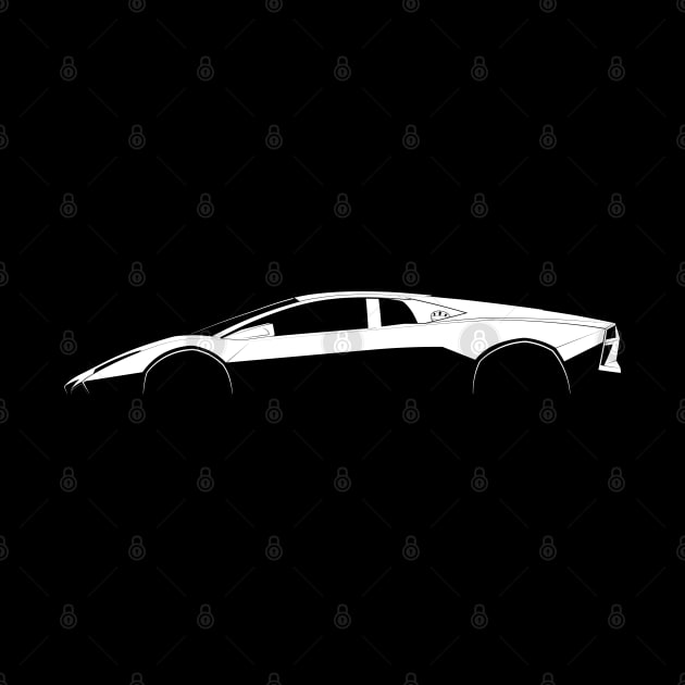 Lamborghini Reventon Silhouette by Car-Silhouettes