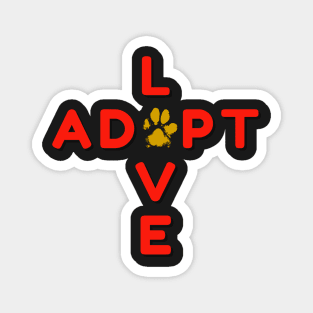 Love Adopt - Adopt a Pet Magnet