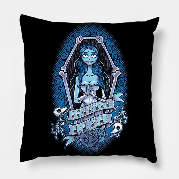 Forever Dead - Goth Animation Pillow by Nemons