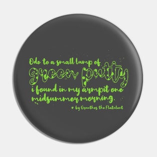 Vogon Poetry Pin