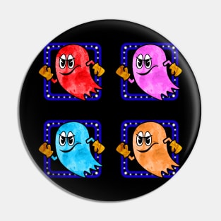 The Ghostly Quartet Pin