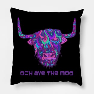 Scottish Highland Cow - Och Aye The Moo Pillow