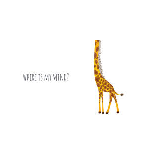 Giraffe where is my mind T-Shirt