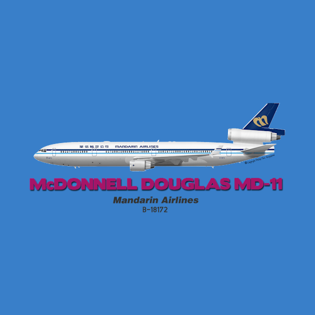 McDonnell Douglas MD-11 - Mandarin Airlines by TheArtofFlying