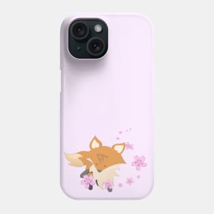 Sakura Fox Pink Phone Case