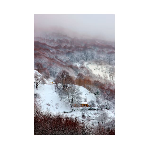 Winter at Pelion mountain by Cretense72