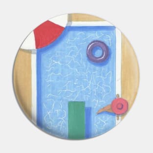 Let's Go Swimming Pin