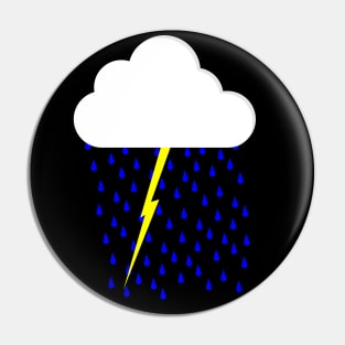 Storm cloud Pin