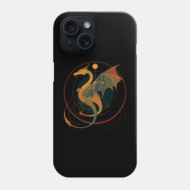 Mighty Dragon - Awe-Inspiring Fantasy Design Phone Case by SzlagRPG