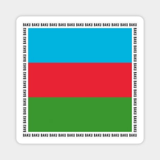 Baku F1 Circuit Stamp Magnet