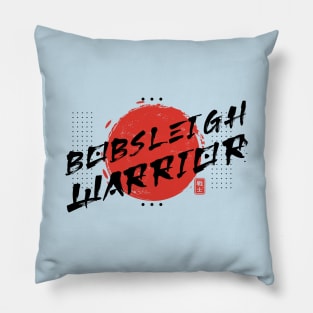 Oriental Brush Bobsleigh Warrior Pillow