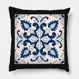 Traditional Portuguese glazed tiles Pillow