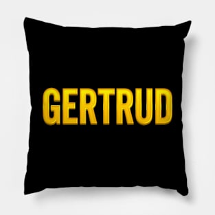 Gertrud Name Pillow