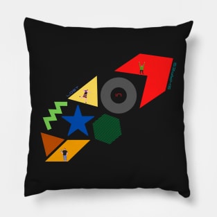 Lost in Shapes Pillow