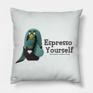 "Espresso Yourself" - Brewster Pillow