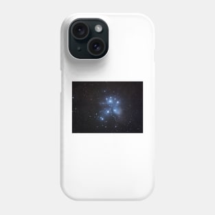 Pleiades in the night sky Phone Case