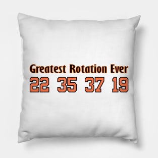 Baltimore Orioles 1971 rotation greatest ever Pillow