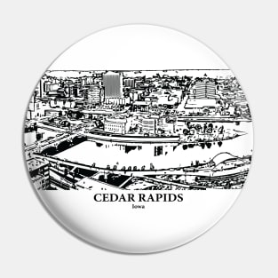 Cedar Rapids - Iowa Pin