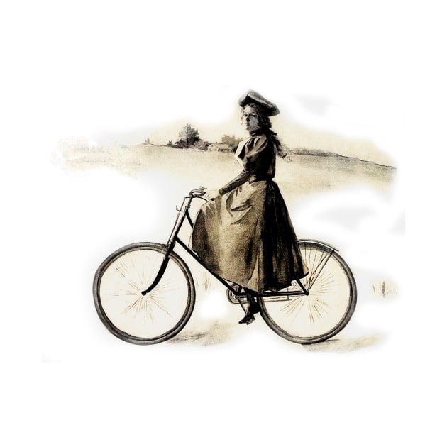 The Lady on the Bicycle by PictureNZ