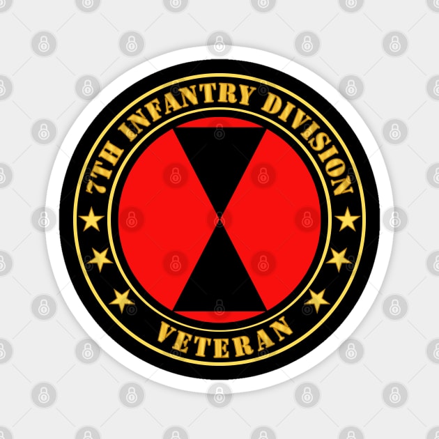 7th Infantry Division Veteran Magnet by twix123844