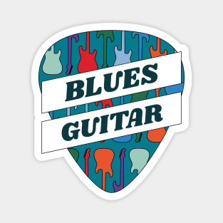 Blues Guitar Guitar Pick Magnet