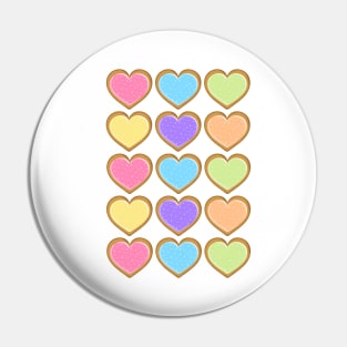 Love Heart Shaped Cookies Pin