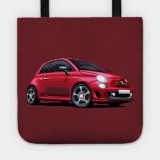 Abarth 595 Competizione Red - Illustration Tote