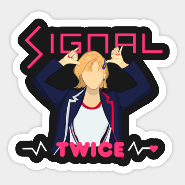 Jeongyeon Signal Twice Sticker Teepublic Jeongyeon Signal Twice Sticker Teepublic