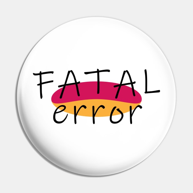 Fatal error Pin by enflow